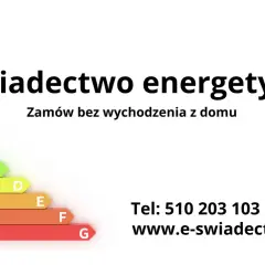 Świadectwo energetyczne budynku - skala od A do G. Zamów online. Tel: 510 203 103.