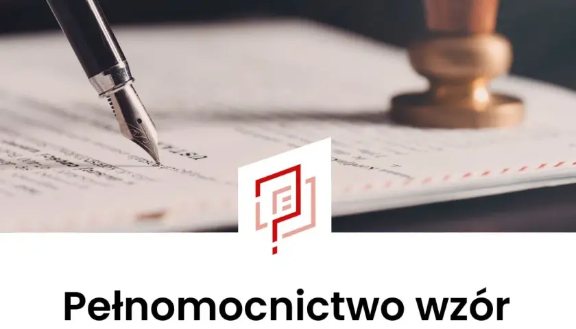 Pióro i pieczęć nad dokumentem. Pełnomocnictwo do zakupu nieruchomości - wzór dokumentu prawnego.