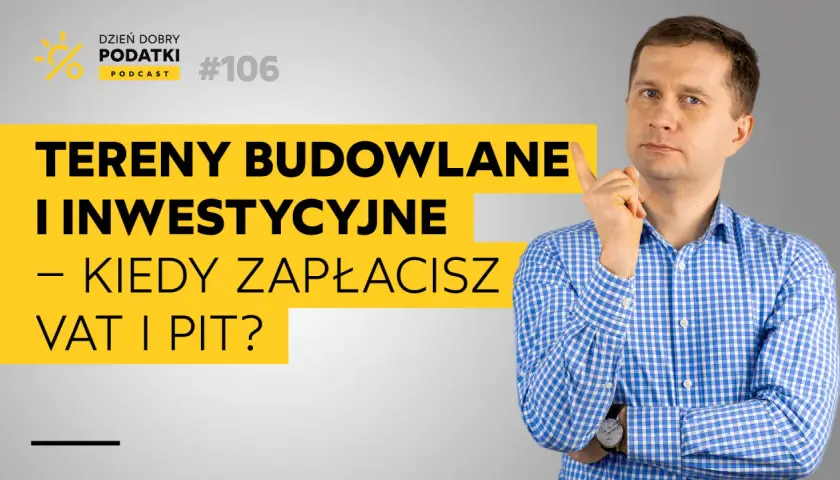 Mężczyzna zastanawia się nad podatkiem od sprzedaży działki budowlanej i inwestycyjnej – kiedy zapłacisz VAT i PIT?