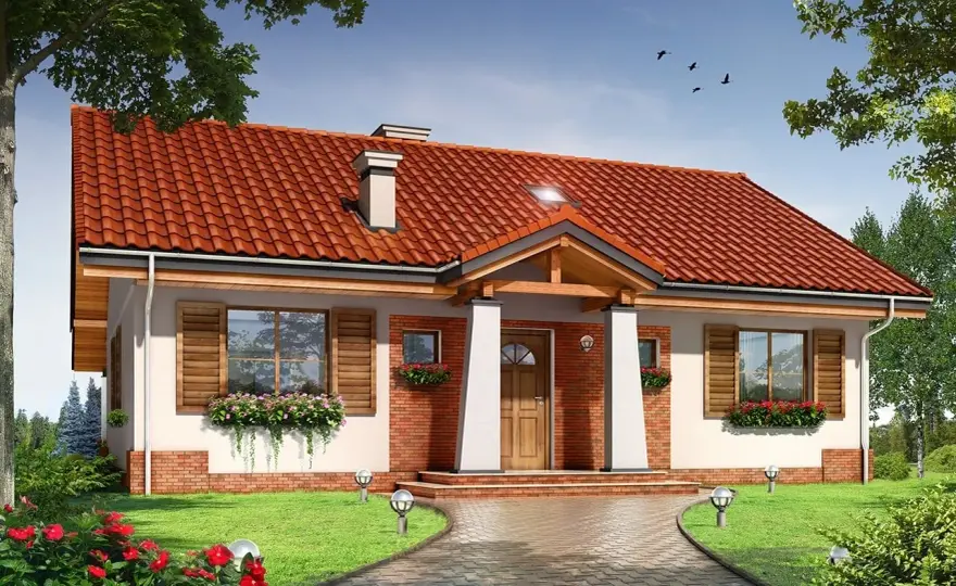 Projekt domu Niezapominajka - funkcjonalność, koszty i działka